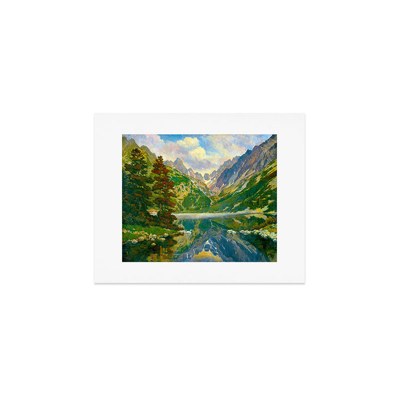 PopradskeÌ pleso, William Forberger Art Print Gallery Image 1