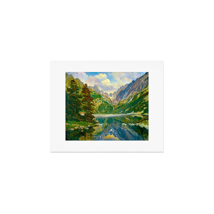 PopradskeÌ pleso, William Forberger Art Print Gallery Image 1