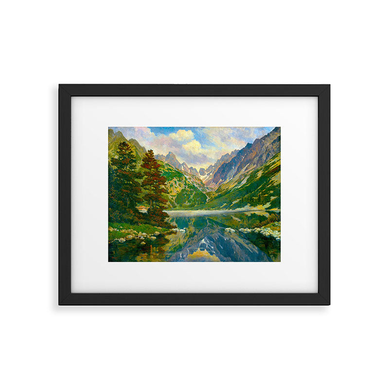 PopradskeÌ pleso, William Forberger Framed Art Print Gallery Image 5