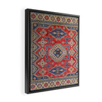 Precious Labryrinth Kazak Persian Handmade Rugs  Framed Canvas Print Gallery Image 2