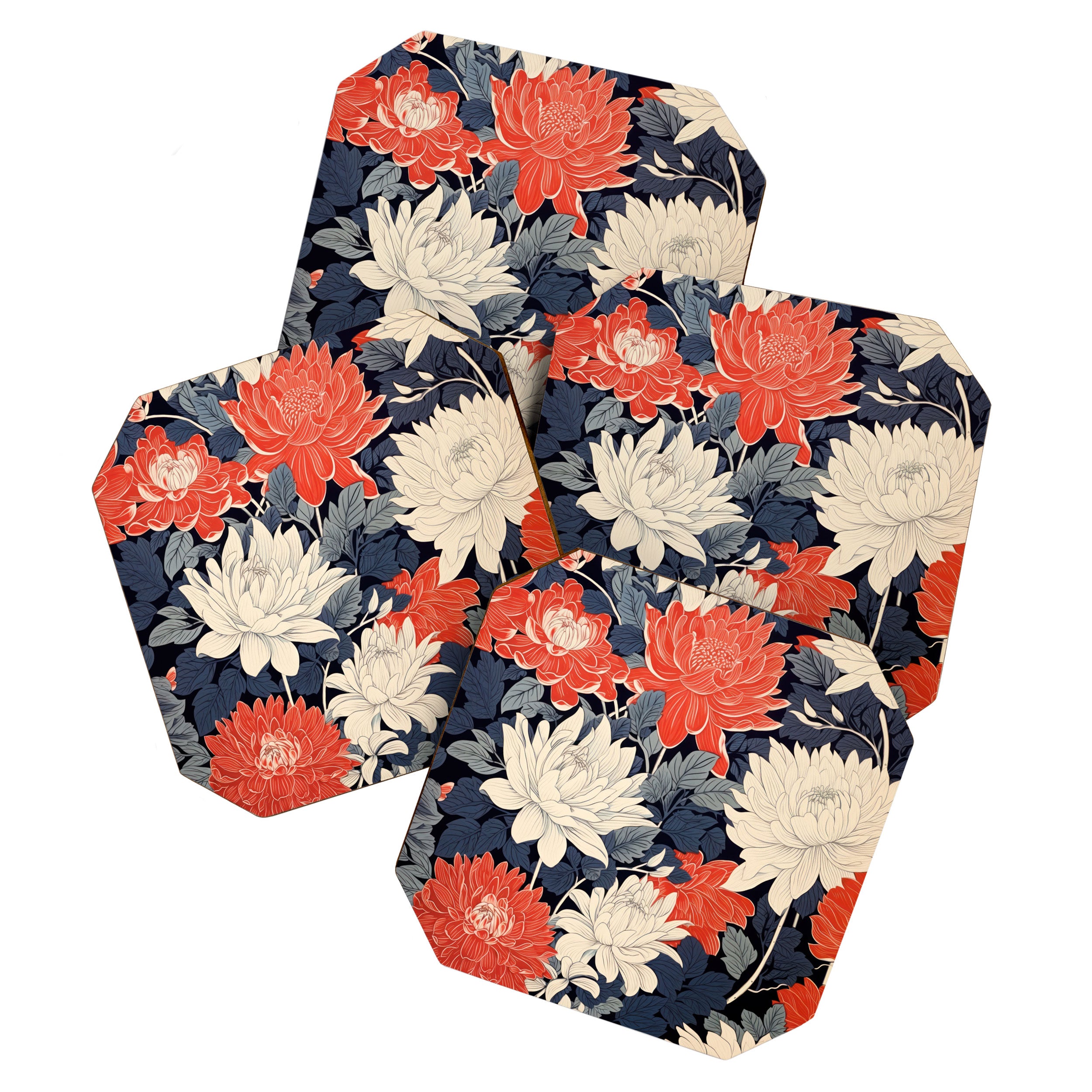 Primary Chrysanthemum Garden   Coaster Gallery Image 1