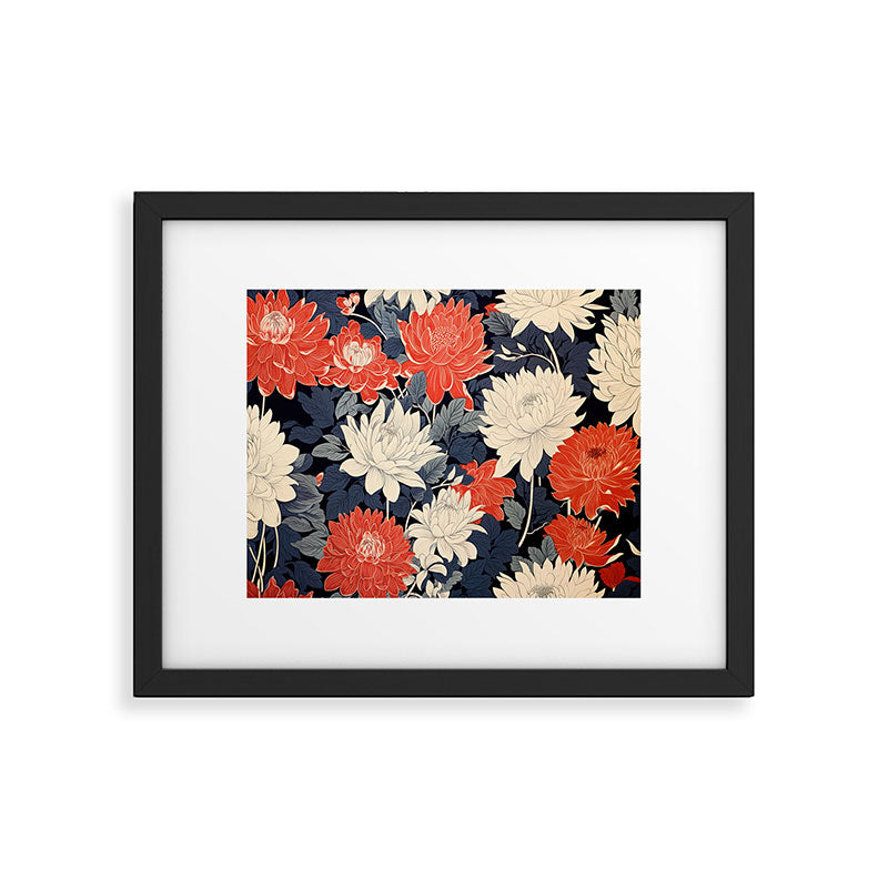Primary Chrysanthemum Garden   Framed Art Print Gallery Image 5