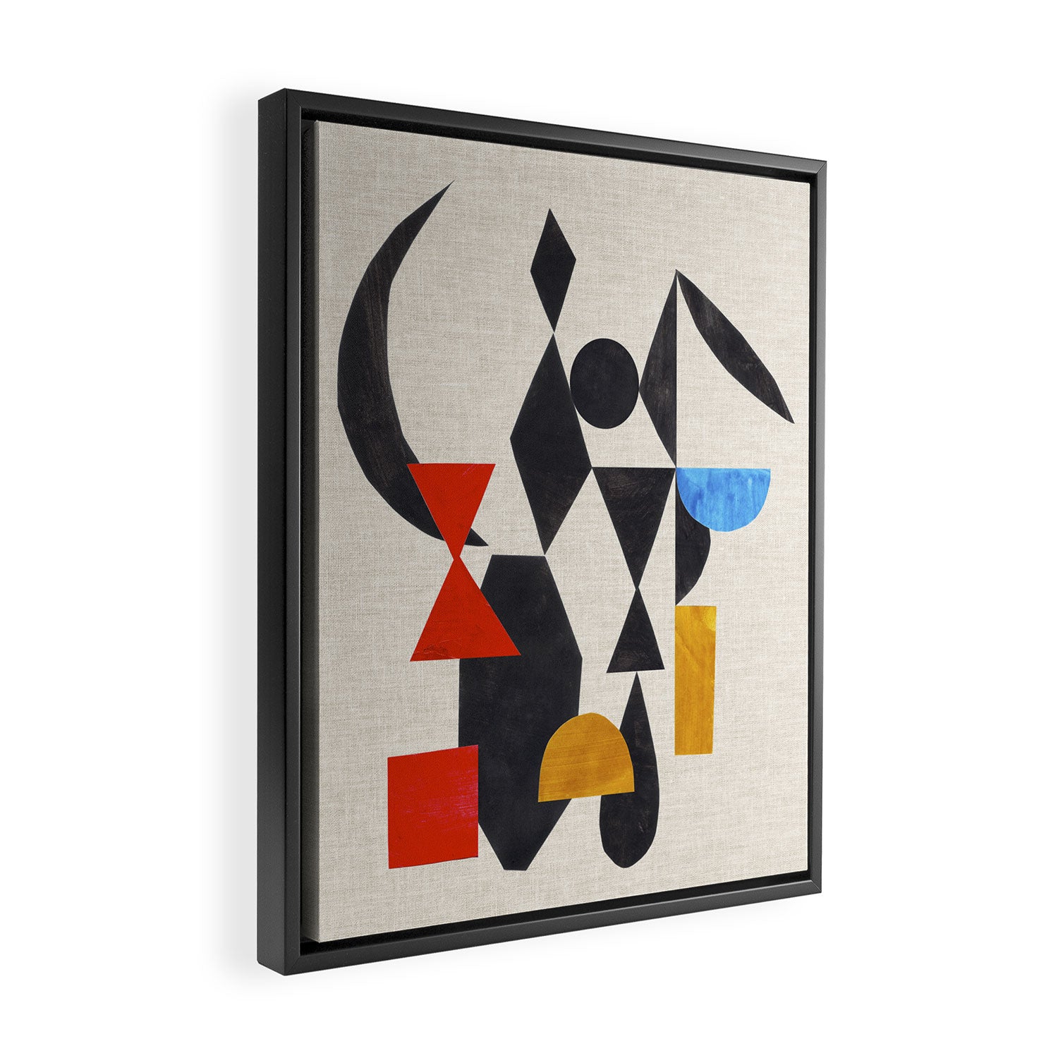 Primary Jewels  Framed Canvas Print Gallery Image 2
