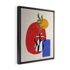 Primary Sun Tribal Vase Framed Canvas Print Gallery Image 2