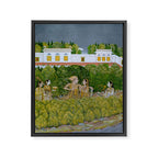 Prince and Ladies in a Garden  Nidha Mal Indian Framed Canvas Print Gallery Image 6