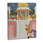 PRINCE CLIMBING TO HIS BETROTHED PROPERTY INDIA 18TH CENTURY  Canvas Print Gallery Image 8