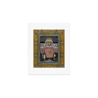 Prince Climbing Tower Manuscript Mughal India Art Print Gallery Image 1