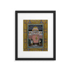Prince Climbing Tower Manuscript Mughal India Framed Art Print Gallery Image 5