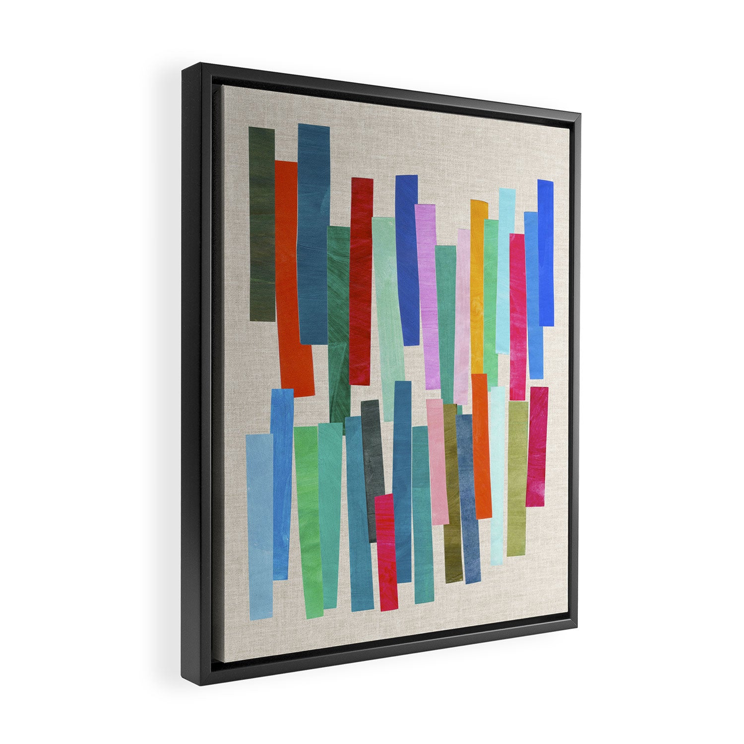 Prism Shards Framed Canvas Print Gallery Image 2