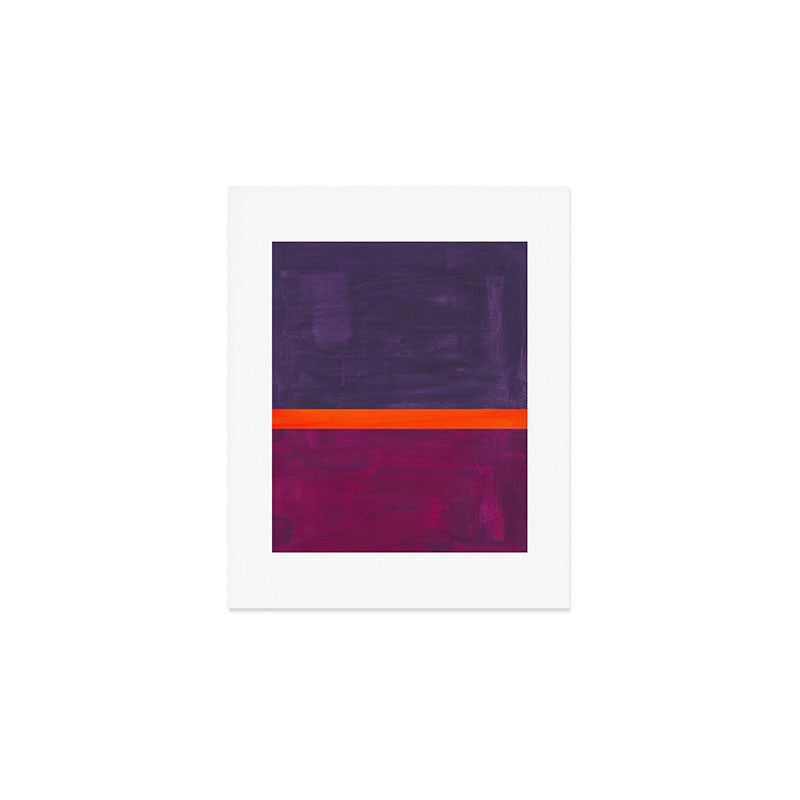 Pumpkin Mauve  Art Print Gallery Image 1