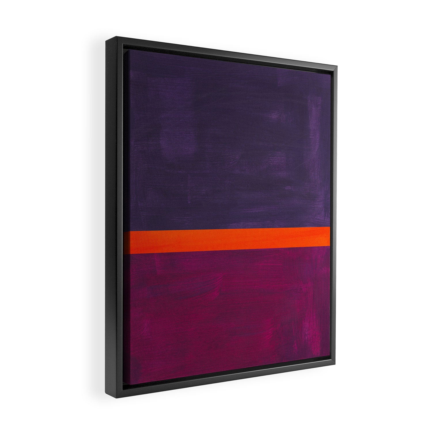 Pumpkin Mauve  Framed Canvas Print Gallery Image 2