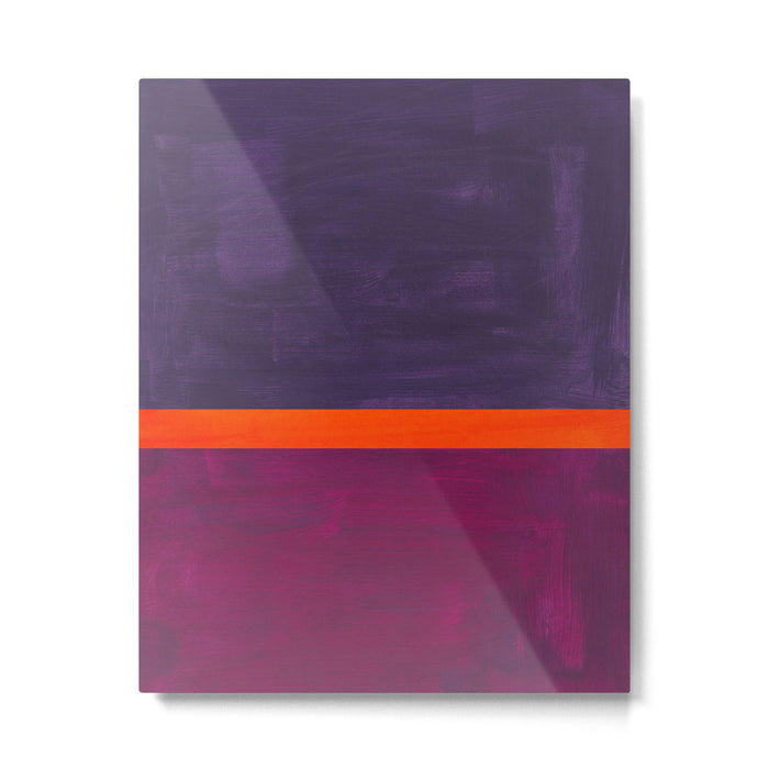 Pumpkin Mauve  Metal Print Gallery Image 1