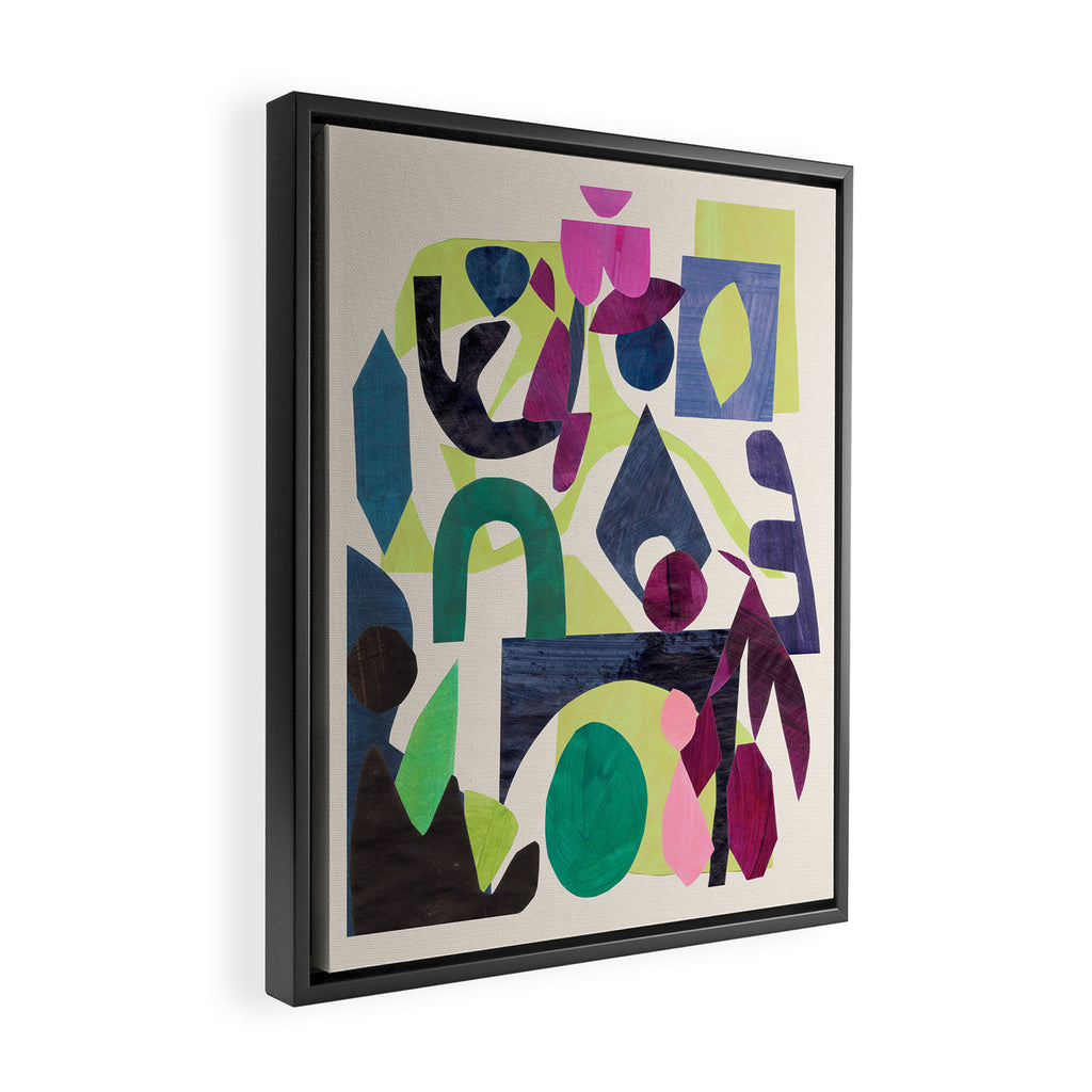 Purple Passion Framed Canvas Print Gallery Image 2