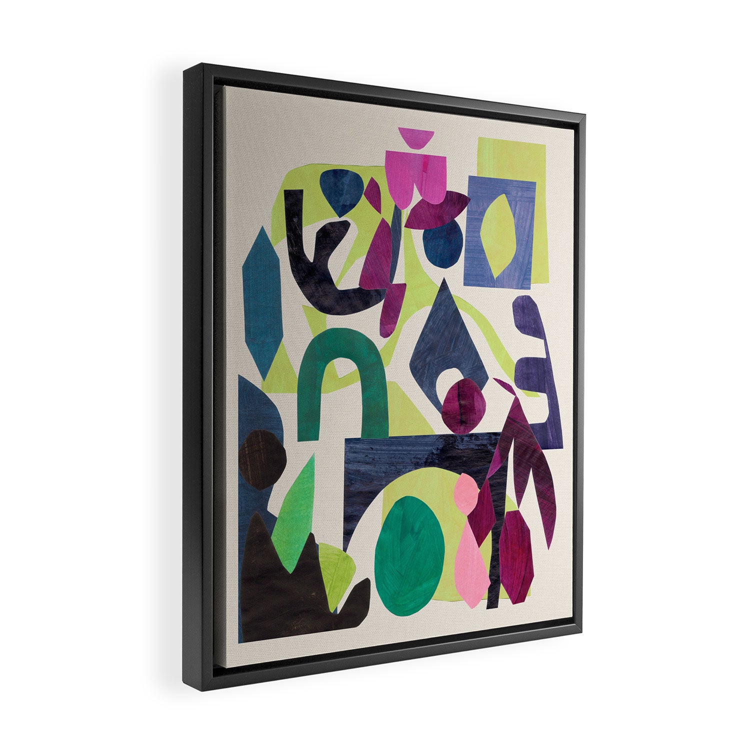 Purple Passion Framed Canvas Print Gallery Image 2