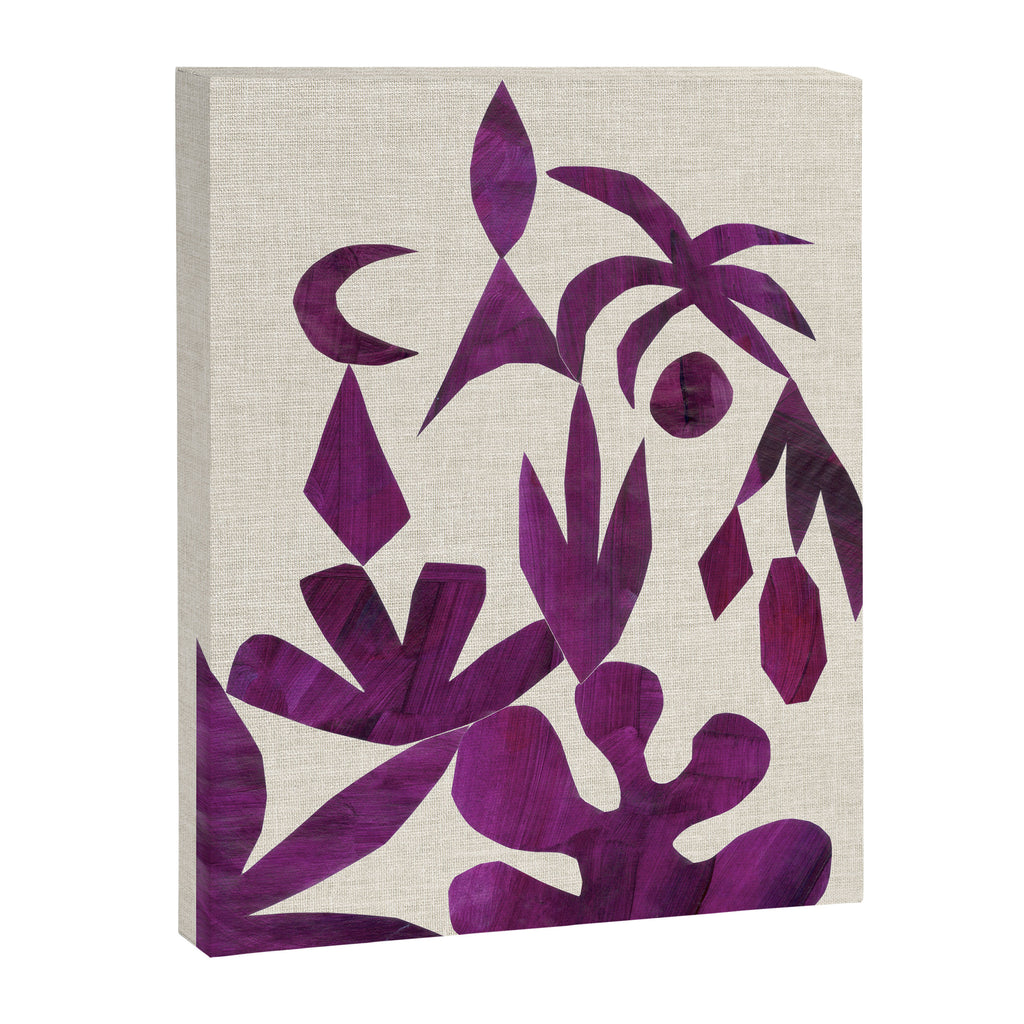 Purple Tropic Canvas Print Gallery Image 6