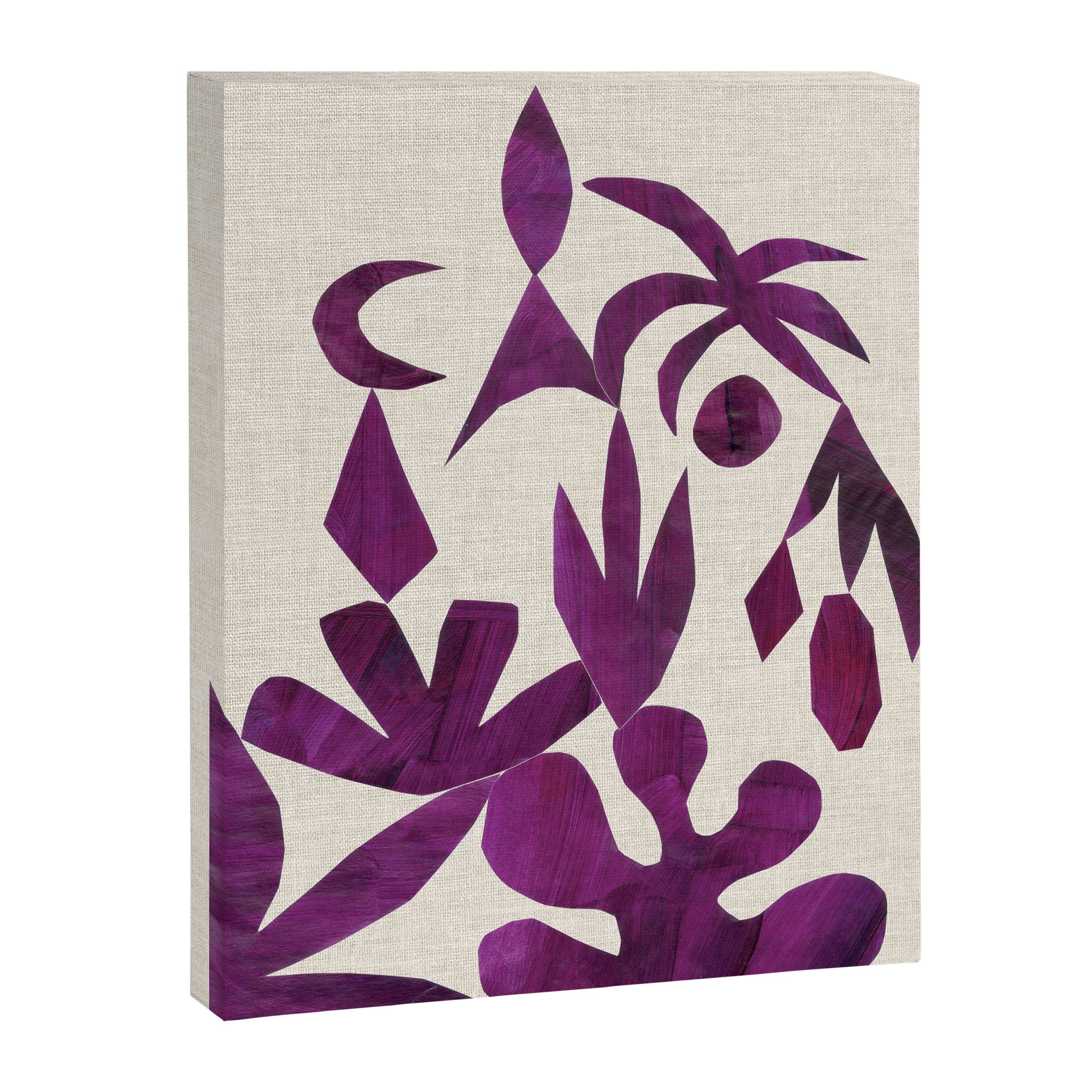 Purple Tropic Canvas Print Gallery Image 6