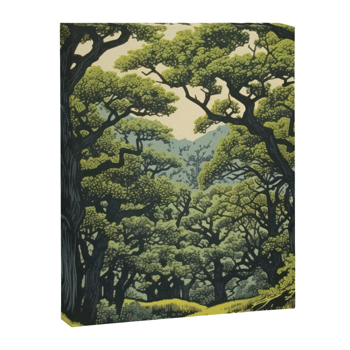 Quiet Panda Forest Canvas Print Gallery Image 1