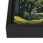 Quiet Panda Forest Framed Canvas Print Gallery Image 3