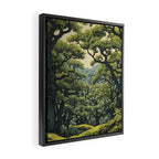 Quiet Panda Forest Framed Canvas Print Gallery Image 2