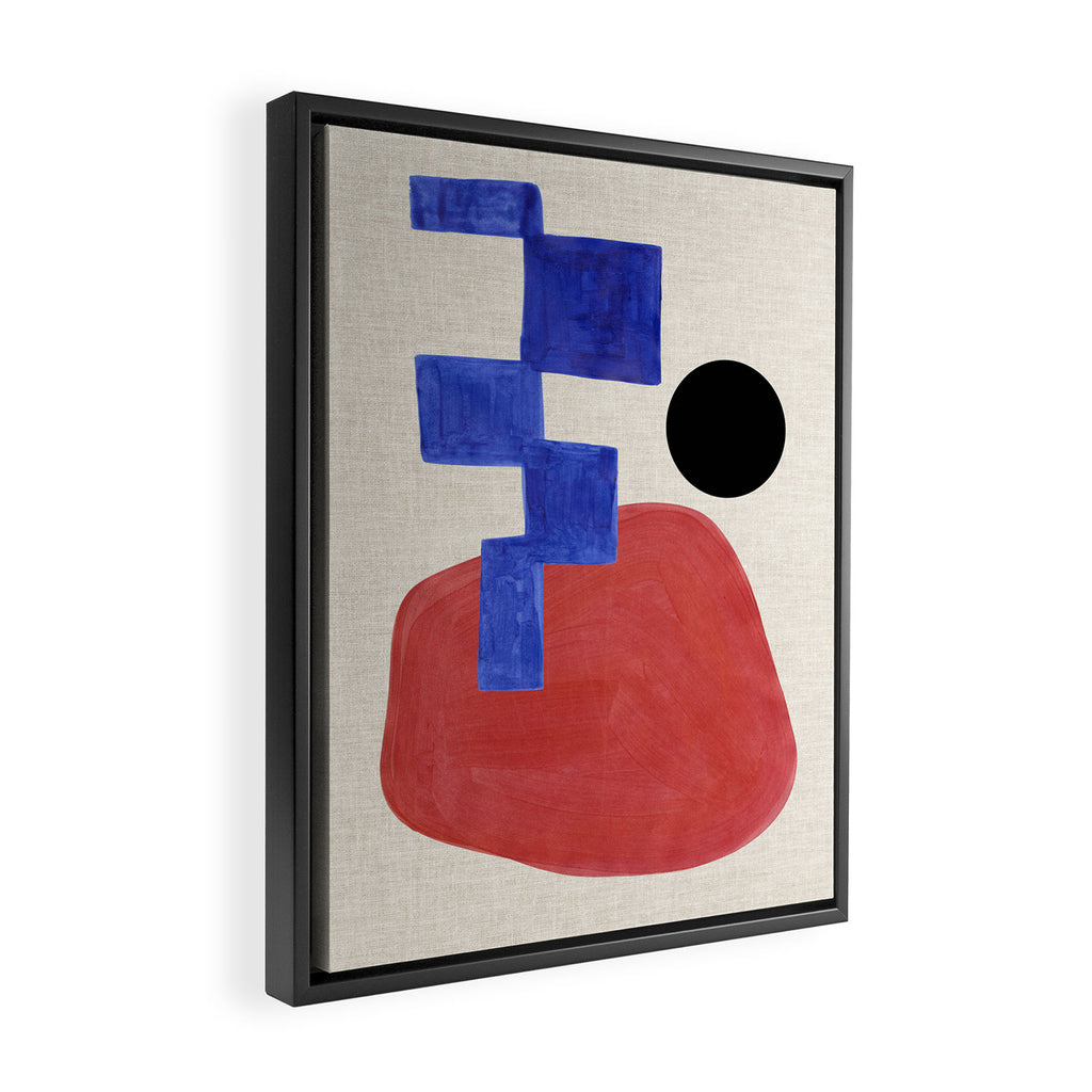 Race Track Framed Canvas Print Gallery Image 2