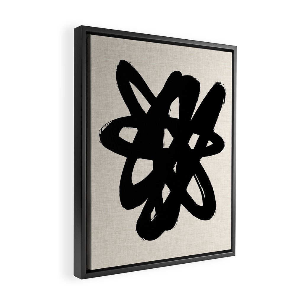 Radioactive Ink Framed Canvas Print Gallery Image 2