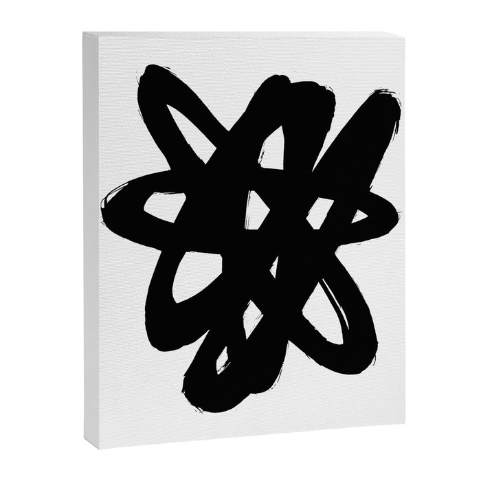 Radioactive Ink White Background Canvas Print Gallery Image 1