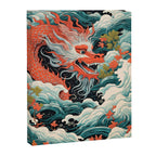 Red Chinese Water Dragon Canvas Print Gallery Image 6