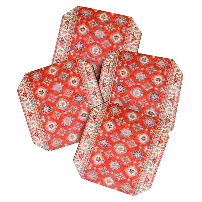 Red Divine Vines Coaster Gallery Image 1
