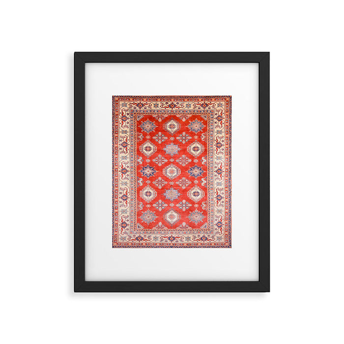 Red Divine Vines Framed Art Print Gallery Image 1