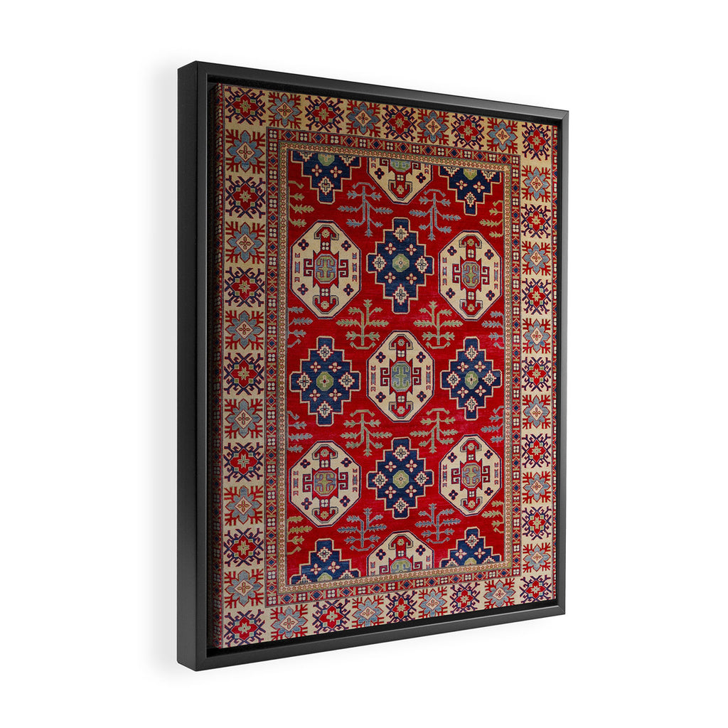 Red Forest Path Framed Canvas Print Gallery Image 2