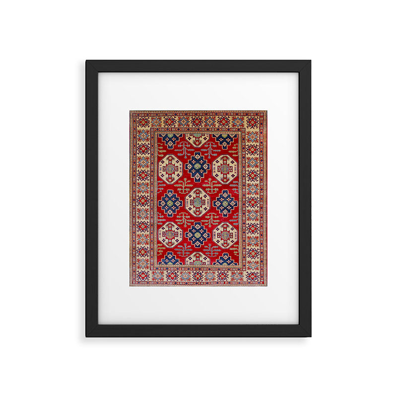 Red Forest Path Framed Art Print Gallery Image 6