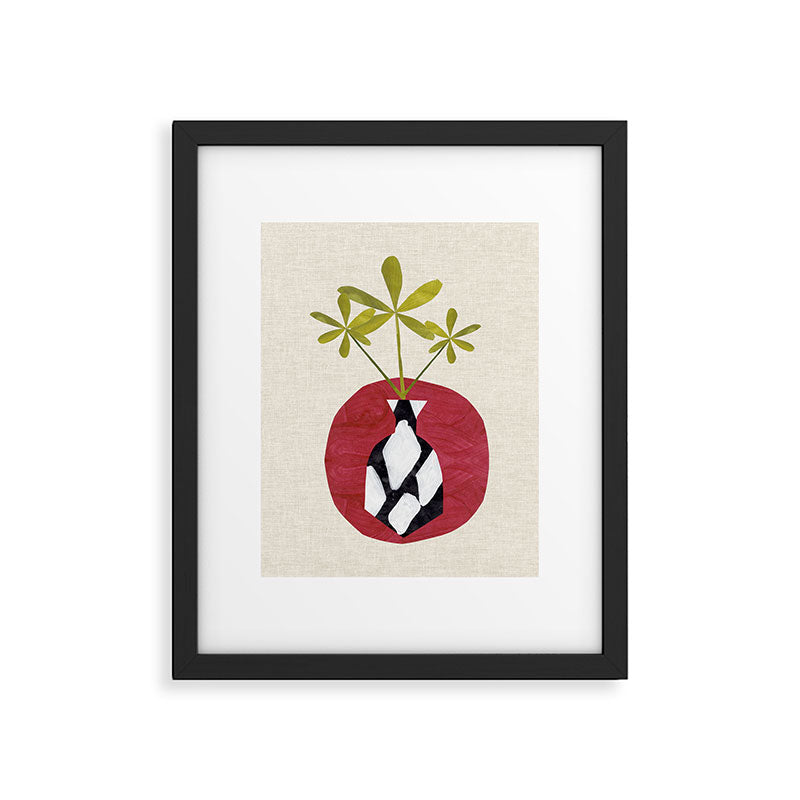 Red Moon Diamond Vase Framed Art Print Gallery Image 5