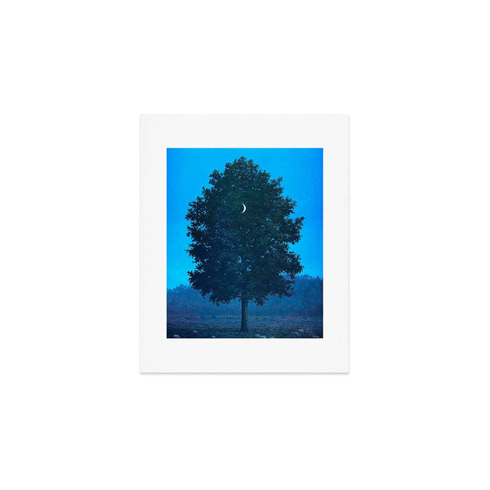 Rene Magritte - Le Seize Septembre - 1956 Moon Through Tree Surrealism Art Print Gallery Image 1