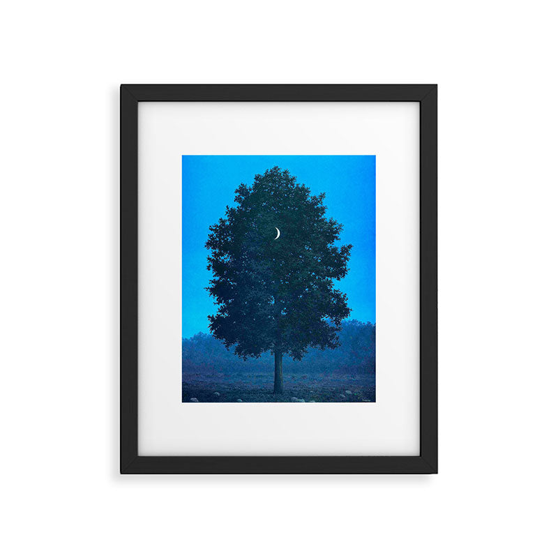 Rene Magritte - Le Seize Septembre - 1956 Moon Through Tree Surrealism Framed Art Print Gallery Image 5