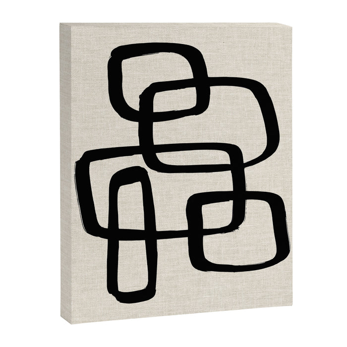 Retro Ink Canvas Print Gallery Image 1