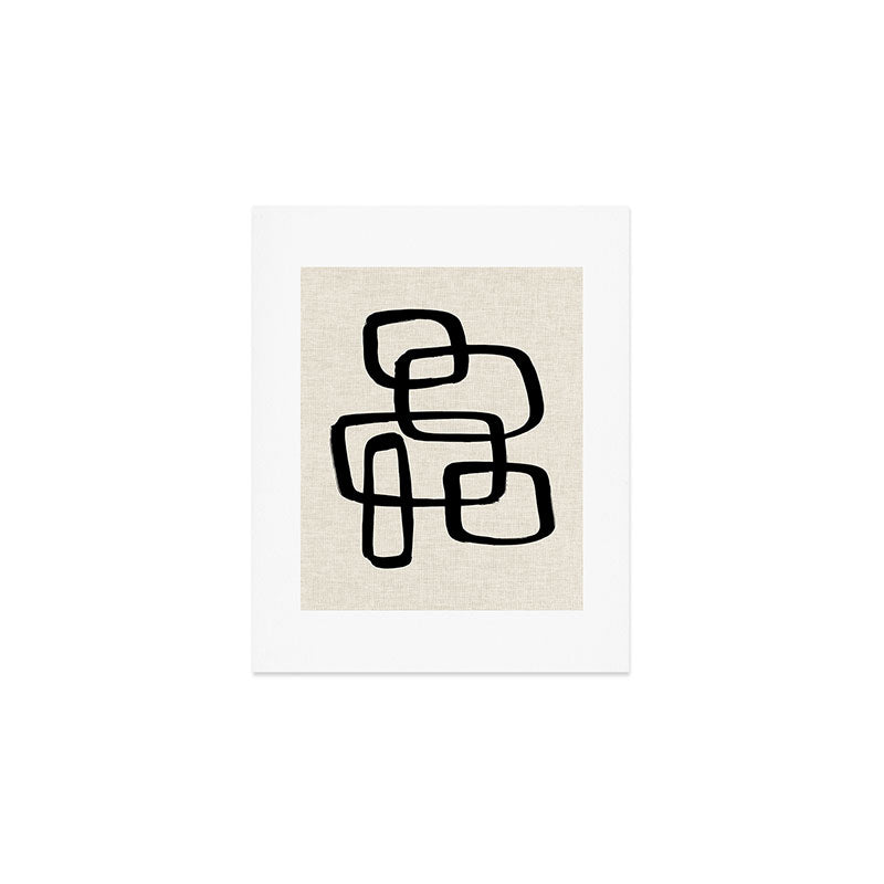 Retro Ink Art Print Gallery Image 1