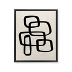 Retro Ink Framed Canvas Print Gallery Image 6