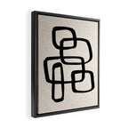 Retro Ink Framed Canvas Print Gallery Image 2