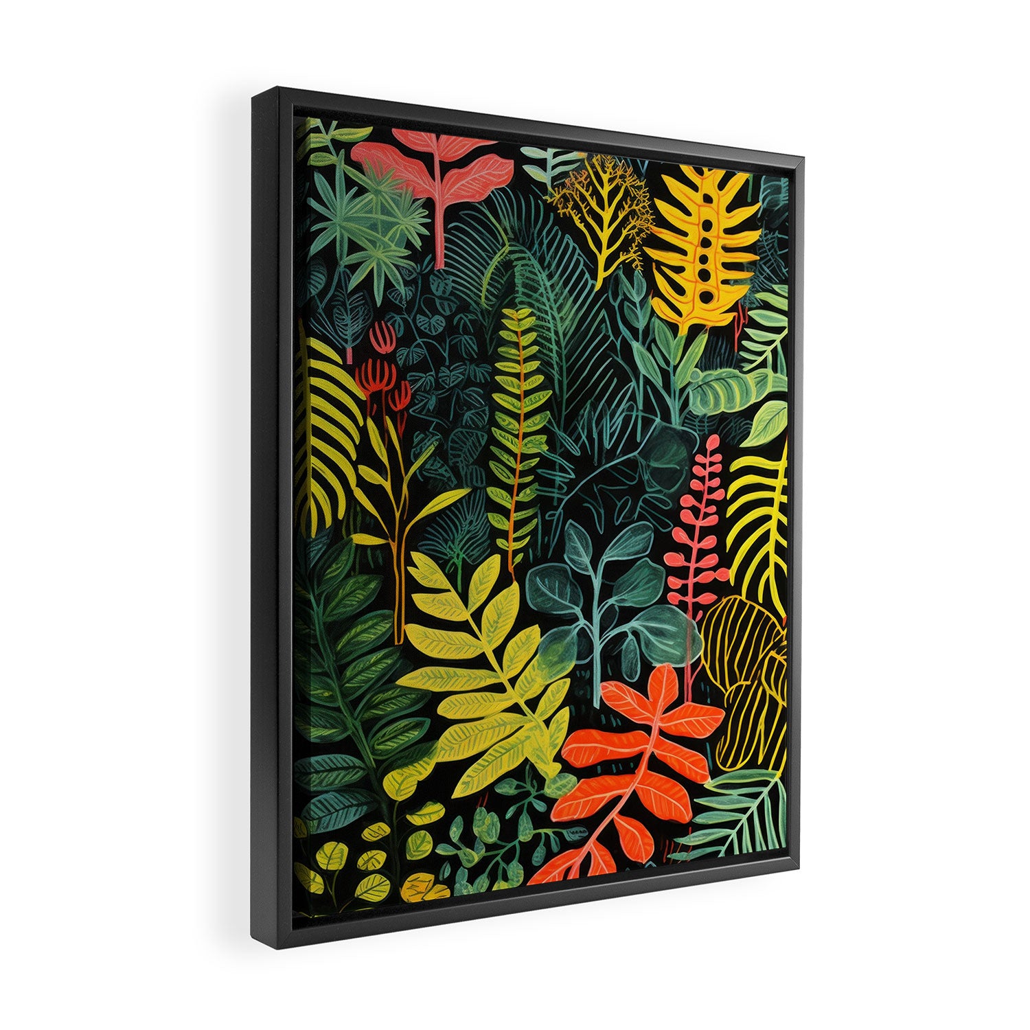 Rock Bottom Garden  Framed Canvas Print Gallery Image 2