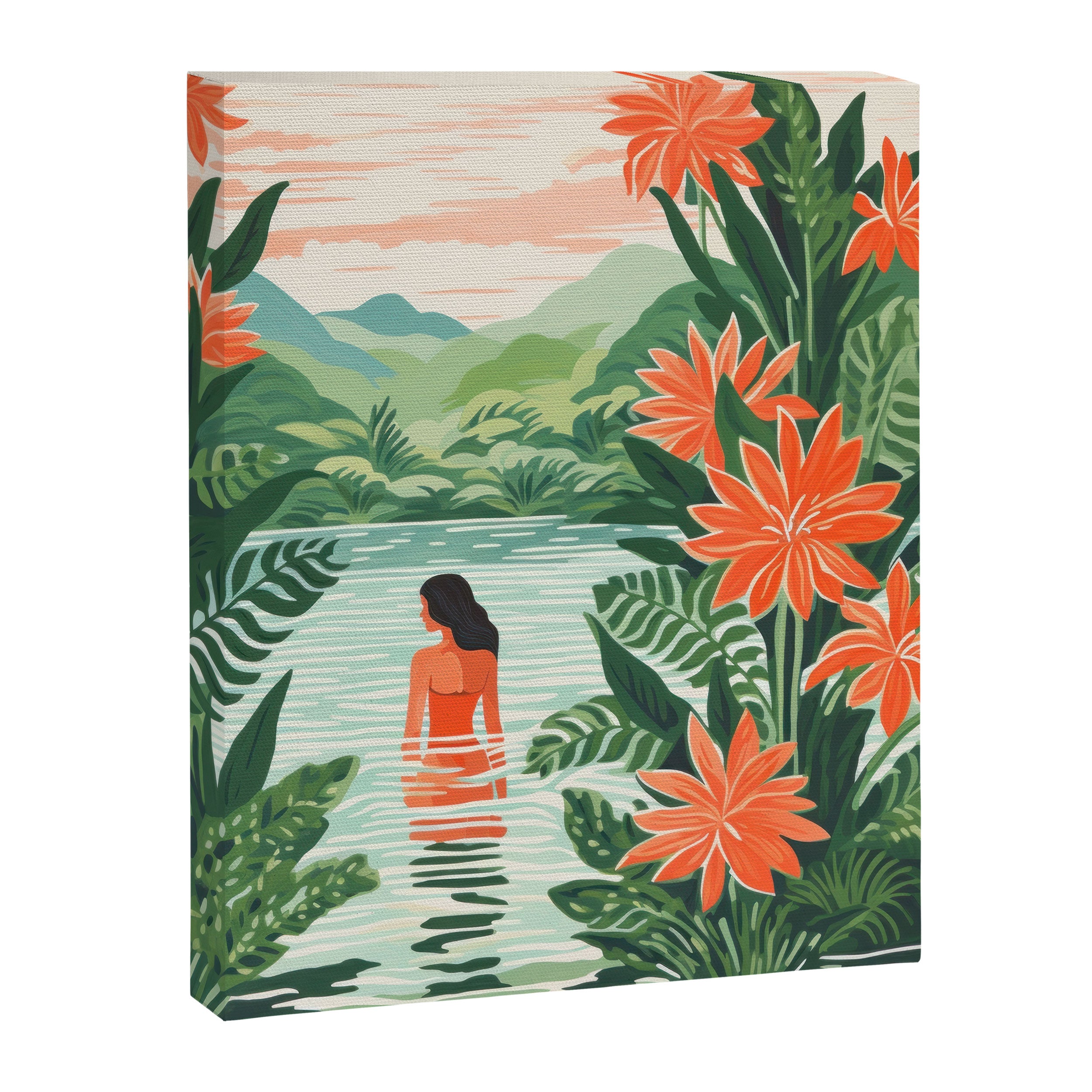 Secret Oasis Canvas Print Gallery Image 6