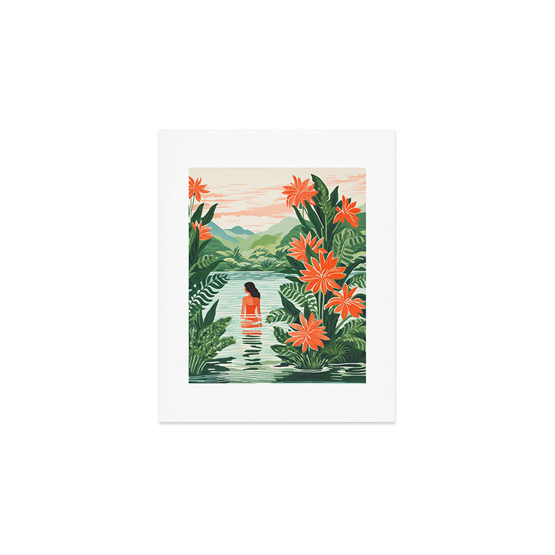 Secret Oasis Art Print Gallery Image 1