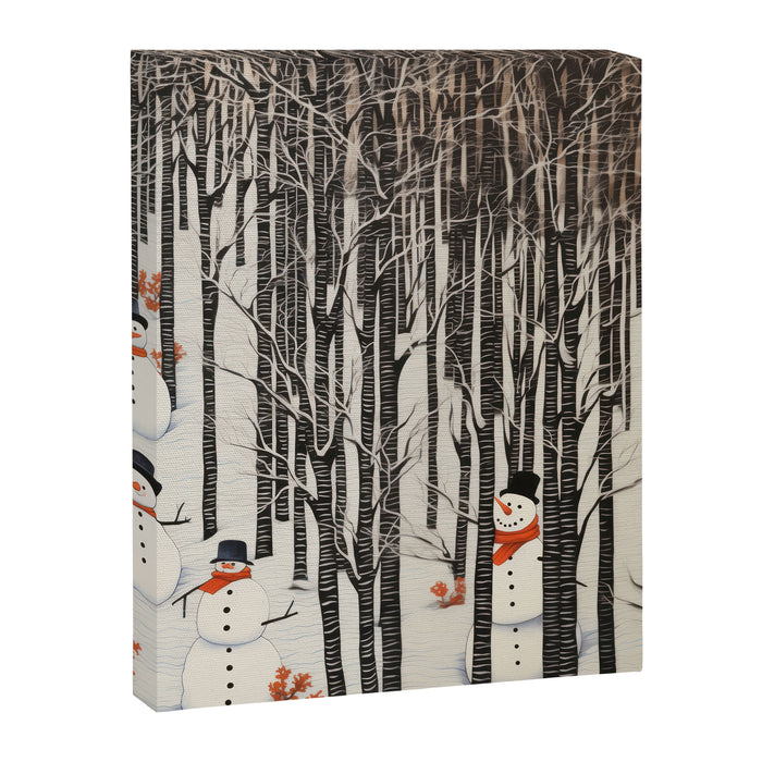 Secret Snowman Forest Canvas Print Gallery Image 1