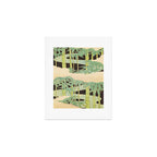 Shin-Bijutsukai â Japanese Design Bamboo At Night Art Print Gallery Image 1