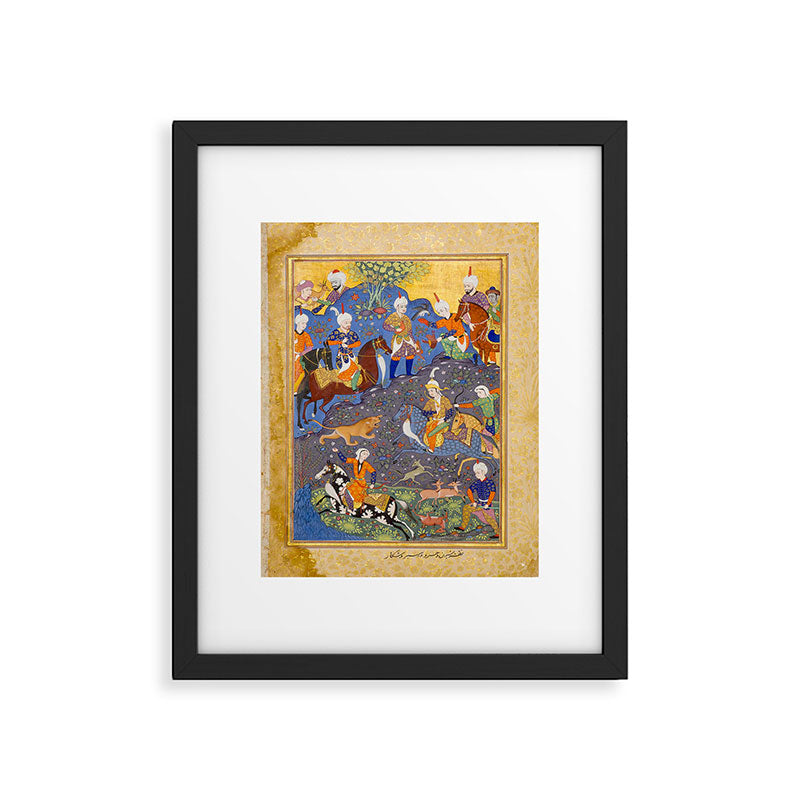  Shirin and Khusraw hunting  Antique Islamic Art  Framed Art Print Gallery Image 5