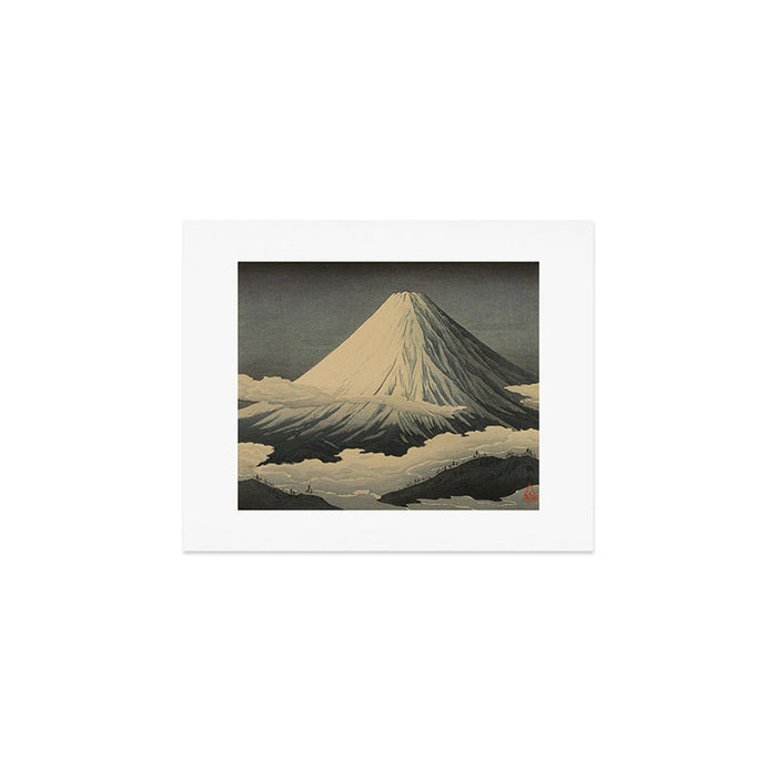 Shotei Takahashi Four Seasons of Mount Fuji Near Omuro Kawase Hasui Japanese Woodblock Print Art Print Gallery Image 1