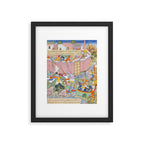 Siege of Baghdad Antique Indian Miniature Painted Illustration Framed Art Print Gallery Image 5