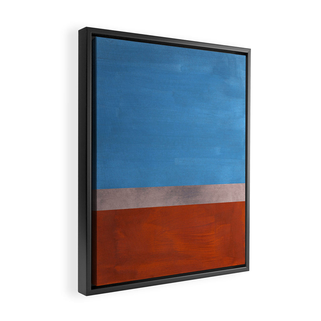 Silver Path Framed Canvas Print Gallery Image 2