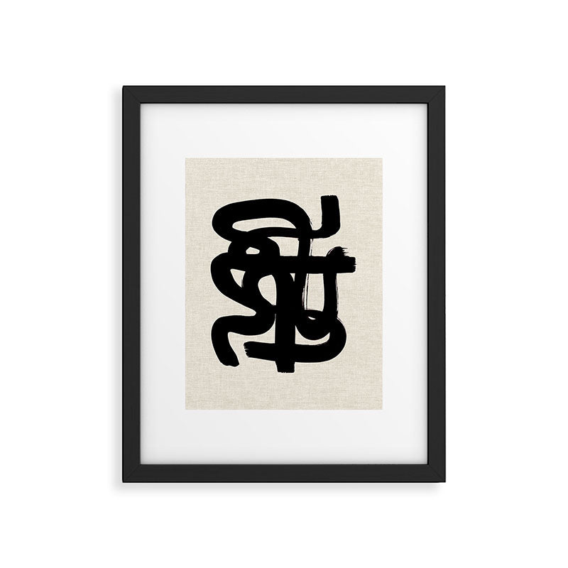 Slithering Ink Framed Art Print Gallery Image 5