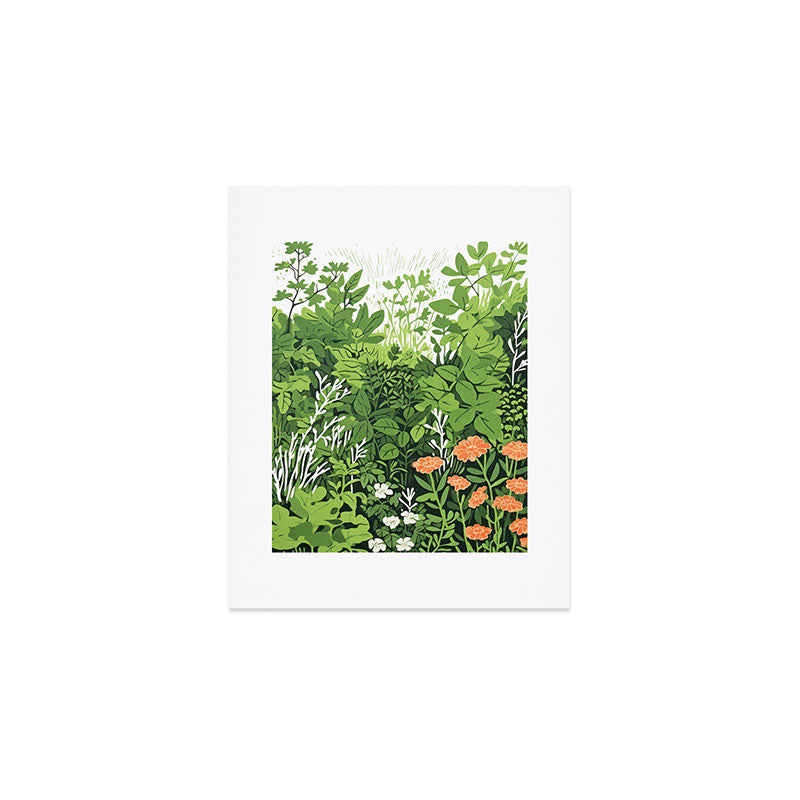 Small Green Gamble Art Print Gallery Image 1
