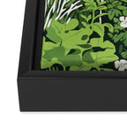 Small Green Gamble Framed Canvas Print Gallery Image 3